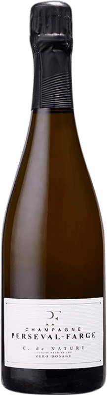 62,95 € Envio grátis | Espumante branco Perseval Farge Nature Zéro Dosage Premier Cru A.O.C. Champagne Champagne França Pinot Preto, Chardonnay, Pinot Meunier Garrafa 75 cl