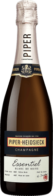 56,95 € Бесплатная доставка | Белое игристое Piper-Heidsieck Essentiel Blanc de Noirs A.O.C. Champagne шампанское Франция Pinot Black, Pinot Meunier бутылка 75 cl