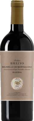 89,95 € Spedizione Gratuita | Vino Rosso Brizio Riserva D.O.C.G. Brunello di Montalcino Italia Sangiovese 75 cl