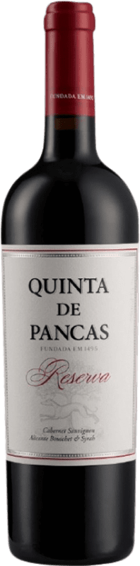 42,95 € Kostenloser Versand | Rotwein Quinta de Pancas Red Reserve I.G. Vinho Regional de Lisboa Lisboa Portugal Syrah, Cabernet Sauvignon, Alicante Bouschet Flasche 75 cl