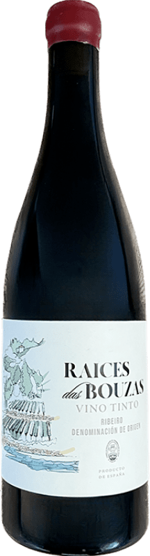 22,95 € Envoi gratuit | Vin Rouge Raíces del Miño Raíces das Bouzas D.O. Ribeiro Galice Espagne Mencía, Sousón — Sousão, Brancellao, Caíño Bouteille 75 cl
