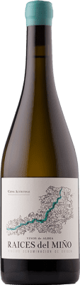 29,95 € Envio grátis | Vinho branco Raíces del Miño Cepas Autóctonas D.O. Ribeiro Galiza Espanha Godello, Loureiro, Treixadura, Albariño Garrafa 75 cl