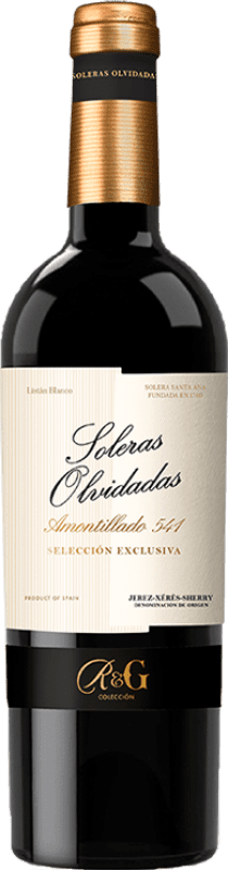 58,95 € Бесплатная доставка | Красное вино Rolland & Galarreta Soleras Olvidadas Amontillado 541 D.O. Jerez-Xérès-Sherry Андалусия Испания Listán White бутылка Medium 50 cl