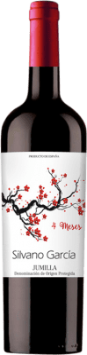 7,95 € 免费送货 | 红酒 Silvano García 4 Meses D.O. Jumilla 穆尔西亚地区 西班牙 Monastrell 瓶子 75 cl