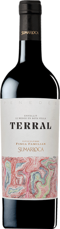 12,95 € Free Shipping | Red wine Sumarroca Terral D.O. Penedès Catalonia Spain Merlot, Syrah, Cabernet Franc Bottle 75 cl