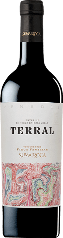 17,95 € Free Shipping | Red Wine Sumarroca Terral D.O. Penedès Catalonia Spain Merlot, Syrah — Shiraz, Cabernet Franc Bottle 75 cl