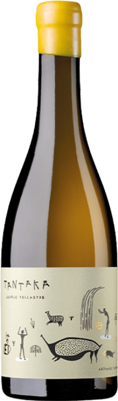 16,95 € Envoi gratuit | Vin blanc Juanjo Tellaetxe Tantaka Petit Courbu D.O. Arabako Txakolina Pays Basque Espagne Hondarribi Zerratia Bouteille 75 cl