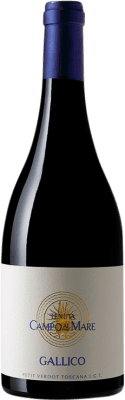 39,95 € Spedizione Gratuita | Vino rosso Campo al Mare Gallico I.G.T. Toscana Toscana Italia Petit Verdot Bottiglia 75 cl