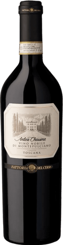 79,95 € Envio grátis | Vinho tinto Tenute del Cerro Antica Chiusina D.O.C.G. Vino Nobile di Montepulciano Itália Sangiovese Garrafa 75 cl