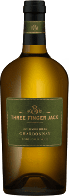19,95 € Envio grátis | Vinho Branco Three Fingers Gold Mine Hills I.G. Lodi Estados Unidos Chardonnay 75 cl