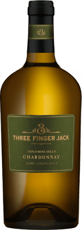 19,95 € Envio grátis | Vinho Branco Three Fingers Gold Mine Hills I.G. Lodi Estados Unidos Chardonnay 75 cl