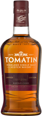 131,95 € Envio grátis | Whisky Single Malt Tomatin Italiana Barolo Cask Finish — Afinado em Barrica, Colección — Coleção Escócia Reino Unido 12 Anos 70 cl