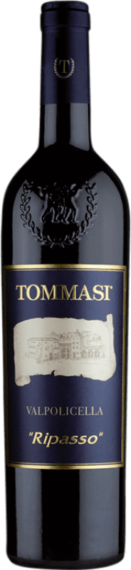 28,95 € Бесплатная доставка | Красное вино Tommasi Classico Superiore D.O.C. Valpolicella Ripasso Италия Corvina — Корвина, Rondinella — Рондинелла, Corvinone — Корвиноне Бутылка 75 cl