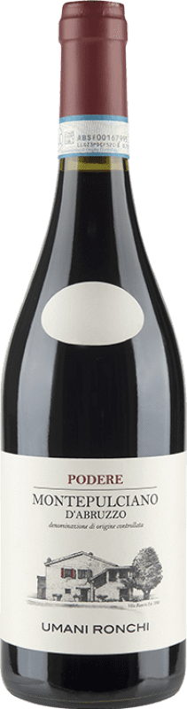 15,95 € Kostenloser Versand | Rotwein Umani Ronchi Podere D.O.C. Montepulciano d'Abruzzo Abruzzen Italien Montepulciano Flasche 75 cl