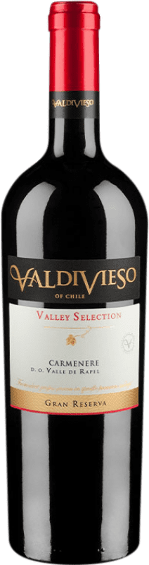 17,95 € Бесплатная доставка | Красное вино Valdivieso Valley Selection I.G. Valle de Rapel Долина Рапела Чили Carmenère бутылка 75 cl