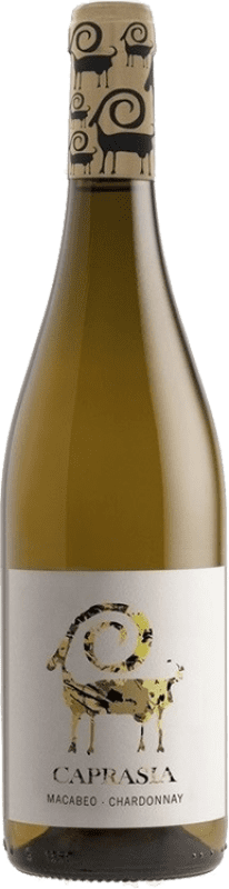 10,95 € 免费送货 | 白酒 Vegalfaro Caprasia Blanco D.O. Utiel-Requena 巴伦西亚社区 西班牙 Macabeo, Chardonnay 瓶子 75 cl