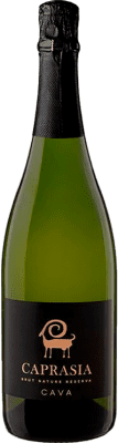 12,95 € Envoi gratuit | Blanc mousseux Vegalfaro Caprasia Brut Nature Réserve D.O. Cava Catalogne Espagne Macabeo, Chardonnay Bouteille 75 cl