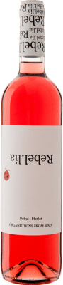 8,95 € Free Shipping | Rosé Wine Vegalfaro Rebel·lia D.O. Utiel-Requena Valencian Community Spain Merlot, Bobal 75 cl