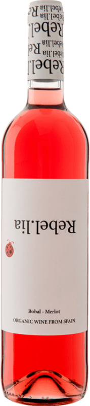 8,95 € Kostenloser Versand | Rosé-Wein Vegalfaro Rebel·lia Rosado D.O. Utiel-Requena Valencianische Gemeinschaft Spanien Merlot, Bobal Flasche 75 cl