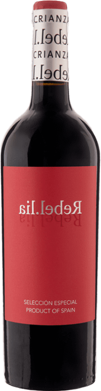 12,95 € Free Shipping | Red wine Vegalfaro Rebel·lia Selección Especial D.O. Utiel-Requena Valencian Community Spain Tempranillo, Grenache Tintorera, Bobal Bottle 75 cl