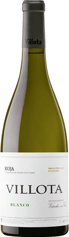 19,95 € Envío gratis | Vino Blanco Villota D.O.Ca. Rioja La Rioja España Tempranillo, Garnacha, Viura Botella 75 cl