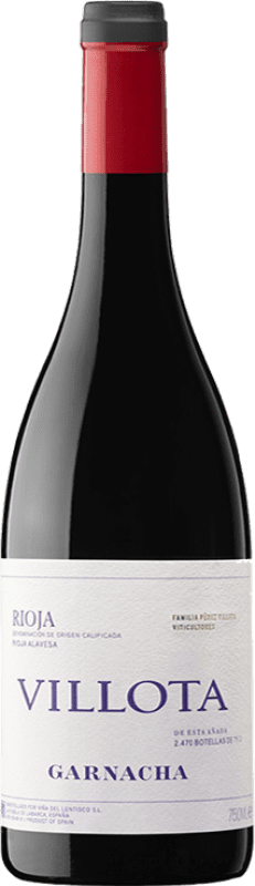 35,95 € Kostenloser Versand | Rotwein Villota D.O.Ca. Rioja La Rioja Spanien Garnacha — Grenache Flasche 75 cl