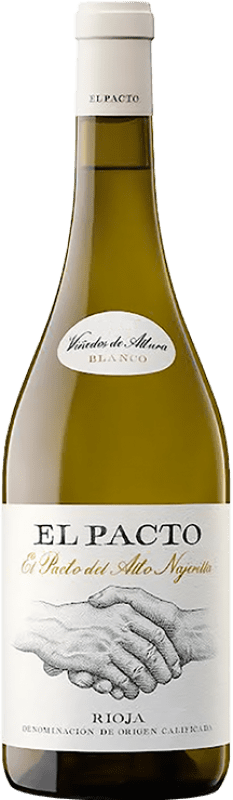 24,95 € Envío gratis | Vino blanco Vintae El Pacto del Alto Najerilla D.O.Ca. Rioja La Rioja España Viura, Malvasía, Garnacha Blanca Botella 75 cl