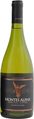 27,95 € 送料無料 | 白ワイン Viña Montes Alpha Special Cuvée D.O. Valle de Leyda Valle de Leyda チリ Chardonnay ボトル 75 cl