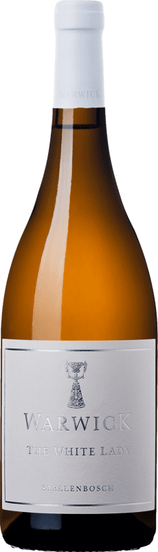 51,95 € 送料無料 | 白ワイン Warwick The White Lady I.G. Stellenbosch 南アフリカ Chardonnay — シャルドネ 75 cl