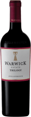 51,95 € Free Shipping | Red wine Warwick Trilogy I.G. Stellenbosch South Africa Merlot, Cabernet Sauvignon, Cabernet Franc Bottle 75 cl