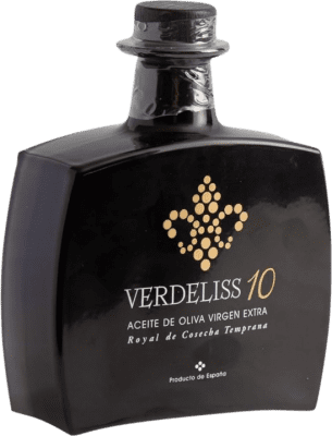 26,95 € 送料無料 | オリーブオイル Verdeliss Black — ブラックエディション, Gold — ゴールドエディション, EVOO エキストラバージン スペイン Royal — ロイヤル ミディアムボトル 50 cl