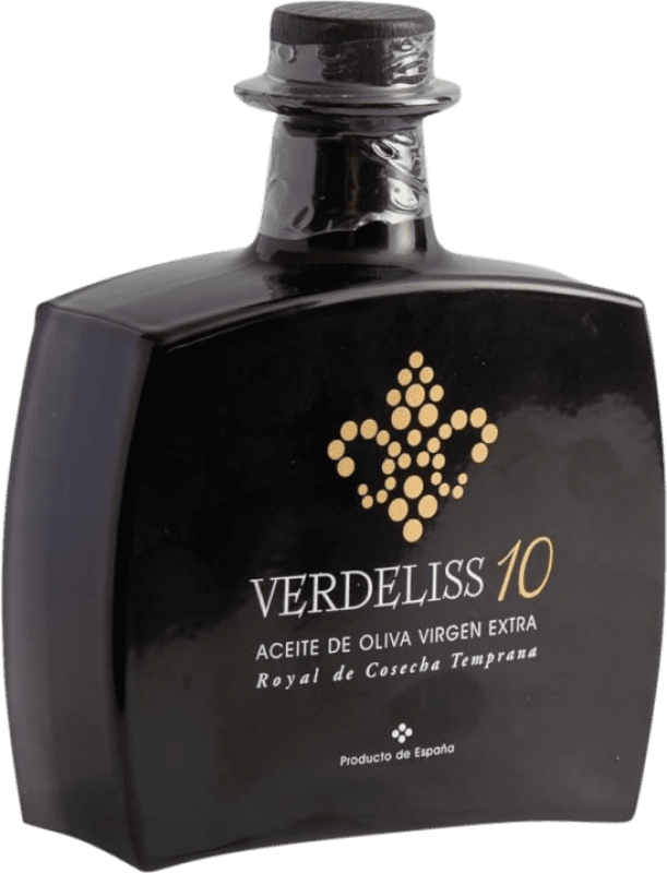 32,95 € Free Shipping | Olive Oil Verdeliss Royal Gold Black Spain Medium Bottle 50 cl