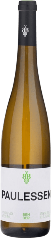 15,95 € Envio grátis | Vinho branco Andreas Bender Paulessen Seco Q.b.A. Mosel Mosel Alemanha Riesling Garrafa 75 cl