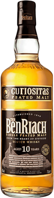 51,95 € 免费送货 | 威士忌单一麦芽威士忌 The Benriach Curiositas Turbado 英国 10 岁 瓶子 70 cl