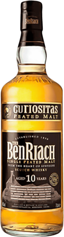 51,95 € Spedizione Gratuita | Whisky Single Malt The Benriach Curiositas Turbado Regno Unito 10 Anni 70 cl