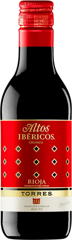 3,95 € Free Shipping | Red Wine Torres Altos Ibéricos Crianza — Aged D.O.Ca. Rioja The Rioja Spain Tempranillo Small Bottle 18 cl