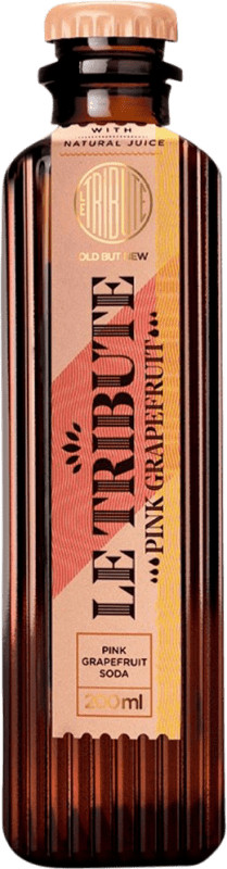 72,95 € 免费送货 | 盒装24个 饮料和搅拌机 MG Le Tribute Pink Grapefruit Soda 加泰罗尼亚 西班牙 小瓶 20 cl