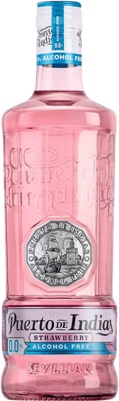 22,95 € Бесплатная доставка | Джин Puerto de Indias Strawberry Gin Испания бутылка 70 cl Без алкоголя