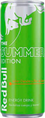 52,95 € 免费送货 | 盒装24个 饮料和搅拌机 Red Bull Energy Drink Curuba Summer Edition 西班牙 铝罐 25 cl