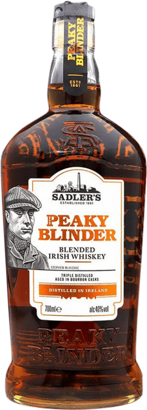 33,95 € Free Shipping | Whisky Blended Sadler's United Kingdom Hip Flask Bottle 70 cl