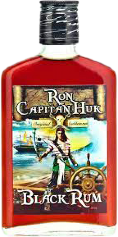 4,95 € Envío gratis | Ron Antonio Nadal Capitán Huk España Petaca 20 cl