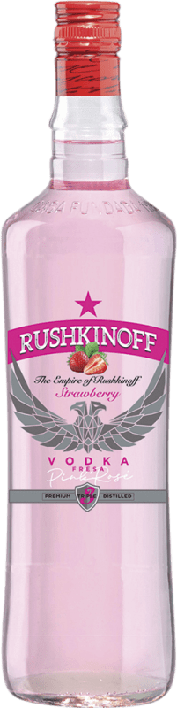 21,95 € Envio grátis | Vodca Antonio Nadal Rushkinoff Strawberry Espanha Garrafa 1 L