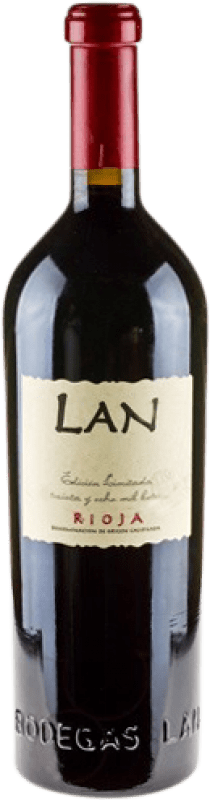 72,95 € Kostenloser Versand | Rotwein Lan a Mano D.O.Ca. Rioja La Rioja Spanien Tempranillo, Graciano, Cariñena — Carignan Magnumflasche 1,5 L