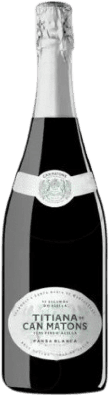 25,95 € Kostenloser Versand | Weißwein Can Matons Titiana Brut Natur Reserve D.O. Alella Katalonien Spanien Pansa Blanca Flasche 75 cl