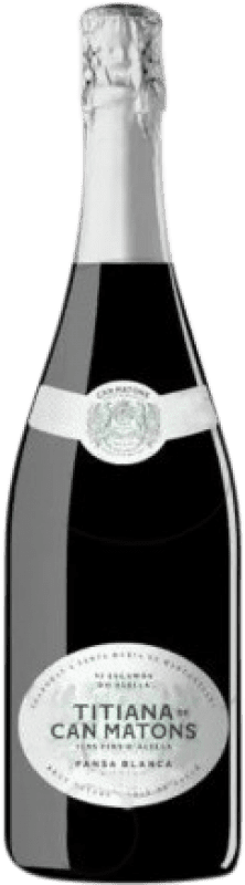 25,95 € Free Shipping | White Wine Can Matons Titiana Brut Nature Reserve — Aged D.O. Alella Catalonia Spain Pansa Bottle 75 cl
