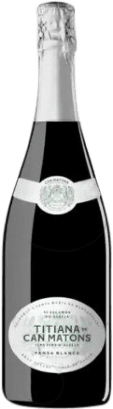 25,95 € Free Shipping | White wine Can Matons Titiana Brut Nature Reserve D.O. Alella Catalonia Spain Pansa Blanca Bottle 75 cl