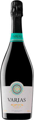 13,95 € 送料無料 | 赤いスパークリングワイン Cava Varias Al·legoria ブルットの自然 高齢者 D.O. Cava カタロニア スペイン Macabeo, Xarel·lo, Chardonnay, Parellada ボトル 75 cl