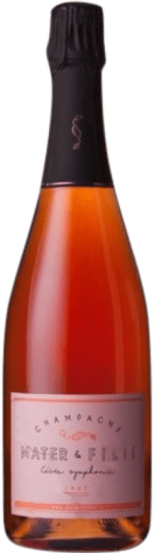 43,95 € Envio grátis | Vinho rosé Mater & Filio Symphonie Brut Grande Reserva A.O.C. Champagne Champagne França Pinot Preto, Chardonnay, Pinot Meunier Garrafa 75 cl