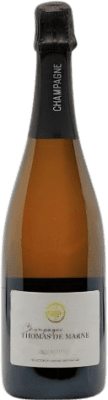 84,95 € Envio grátis | Vinho branco Thomas de Marne Holistique Brut Nature Grande Reserva A.O.C. Champagne Champagne França Pinot Preto, Chardonnay Garrafa 75 cl