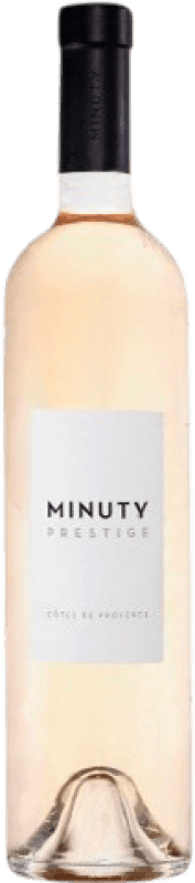 28,95 € Free Shipping | Rosé wine Château Minuty Prestige Young A.O.C. Côtes de Provence Provence France Syrah, Grenache Tintorera, Cinsault, Vermentino Bottle 75 cl